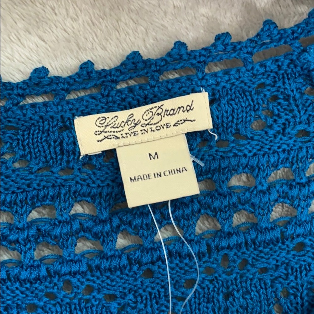 NWTs! Lucky Brand Knit Top - Picture 5 of 8